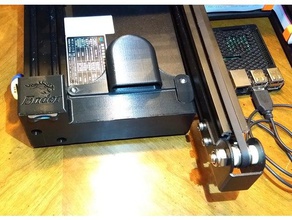 ender3 tampa do slot microsd 3d a impressora partes ender 3 cartão micro sd ext titular de extensão 3d print model - Mito3D