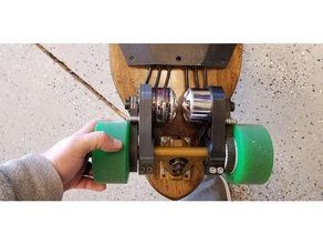 electric skateboard motor mount hobby 3d print model - Mito3D