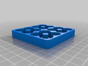 12 bit pil tepsi organizasyon özelleştirilmiş 3d print model - Mito3D