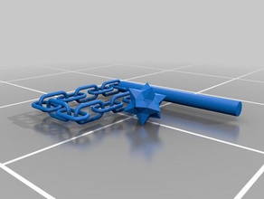 maza de la cadena herramientas mideval arma 3d print model - Mito3D