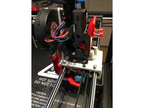 flyingbear p905 e3d v6 x carriage 3d printer extruders e3dv6 mount flyingbear-p905 prusa laser sensor 3d print model - Mito3D