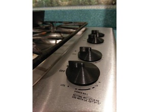gast stove knob kitchen dining 3d print model - Mito3D