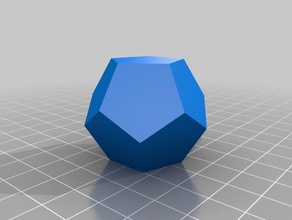 small dodecahedron math art 3d print model - Mito3D