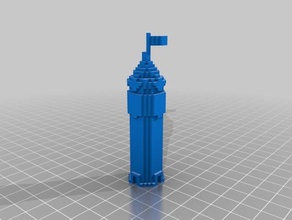 minecraft tower video games 3d print model - Mito3D