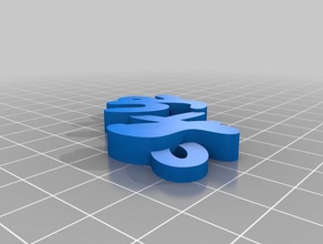 skye Anahtarlık özelleştirilmiş 3d print model - Mito3D