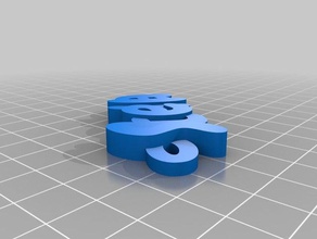stella keychains customized 3d print model - Mito3D