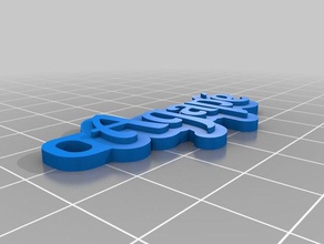 agap&eacute france keychains customized 3d print model - Mito3D