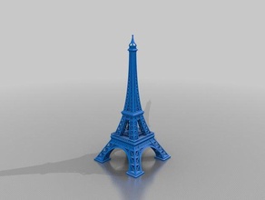 eiffel tower buildings structures remix 3d print model - Mito3D