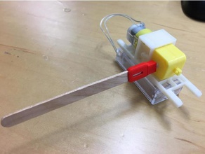 stickbotiks ice-cream stick connector tt motor 3d printer parts 3d print model - Mito3D
