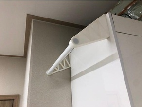 rod bracket side closet organization hanger openscad 3d print model - Mito3D