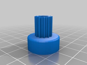 meine angepasste parametrische Riemenscheibe lose zahn-profile 3d Drucker Teile 3d print model - Mito3D