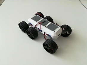 espaço erro challenger robótica fablab lunokhod marte mars rover lua 3d print model - Mito3D