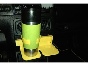 supporto di tazza per vw golf 3 cabrio posacenere automotive 3d print model - Mito3D