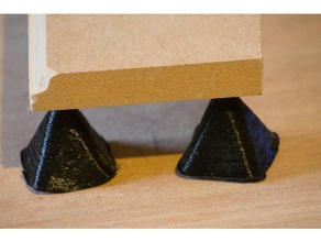 pesados pintores pirâmide stand diy triângulo a pintura de suporte tinta spray 3d print model - Mito3D