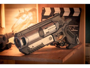 apex legends wingman props assembly gun revolver 3d print model - Mito3D