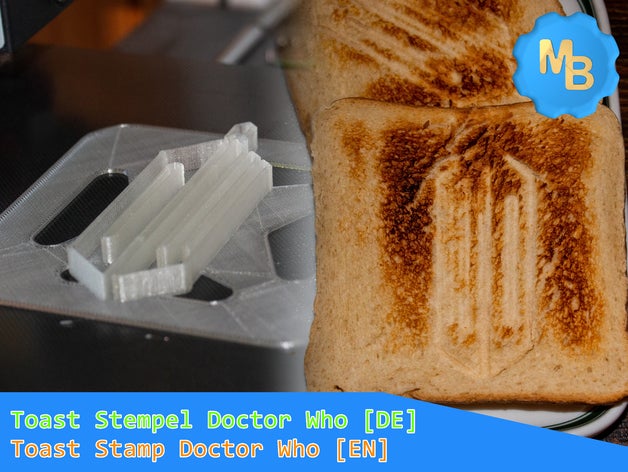 toast stempel médecin timbre de ménage 3D print model - Mito3D
