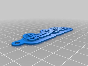 charlotte surround keychains customized 3d print model - Mito3D