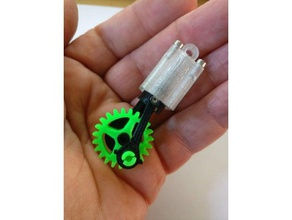bölümü silindir 1 m1ec bir motor Anahtarlık mekanik oyuncaklar 3d print model - Mito3D