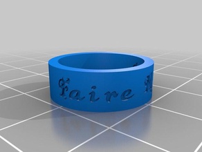 faire mettre rings customized 3d print model - Mito3D