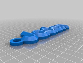 jaden organización personalizado 3d print model - Mito3D