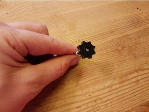 m5 screw head knob diy kopf schraube 3d print model - Mito3D