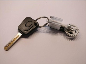 Teil 2 m1es einer Zylinder-Motor Schlüsselanhänger geschraubt mechanisch ist Spielzeug 3d print model - Mito3D