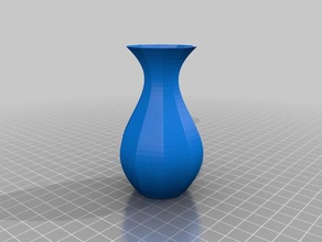 Blumen-vase 2 Dekor 3d-slash Kunst Dekoration Blumentopf mahyar1284 solidworks 3d print model - Mito3D