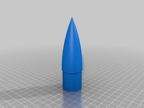 32x30x80h nose cone vehicles customized 3d print model - Mito3D