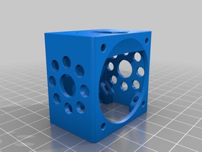 remix anycubic kossel e3d v6 lite6 gaiola a impressora partes mods 3d print model - Mito3D