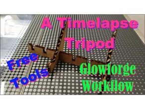 time lapse tripod glowforge parts tinkercad 3d print model - Mito3D