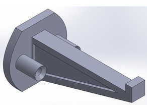filament halter holder diy 3d print model - Mito3D