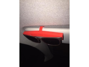 magnet-Sonnenbrille Auto zu unterstützen Sonnenbrillen Halter 3d print model - Mito3D