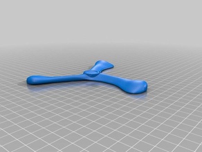 flying fidget spinner mk1 boomerang 3d printing 3d print model - Mito3D