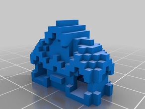 minecraft-Haus video Spiele 3d print model - Mito3D