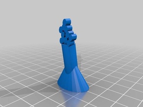tubo de ensaio gis 2 3 d impressão 3d print model - Mito3D
