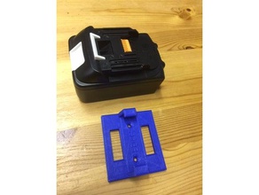 makita battery holder tool holders & boxes 18v 3d print model - Mito3D