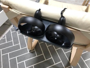 oculus touch holder poang games armchair controller rift virtual reality 3d print model - Mito3D