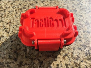 tacticool box waterproof organization ammo container geocache stash 3d print model - Mito3D