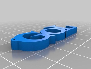 gol Anahtarlık özelleştirilmiş 3d print model - Mito3D