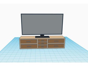 meuble tv de modèle meubles 3d print model - Mito3D