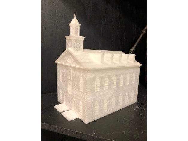 kirtland temple buildings structures lds mormon ohio 3D print model - Mito3D