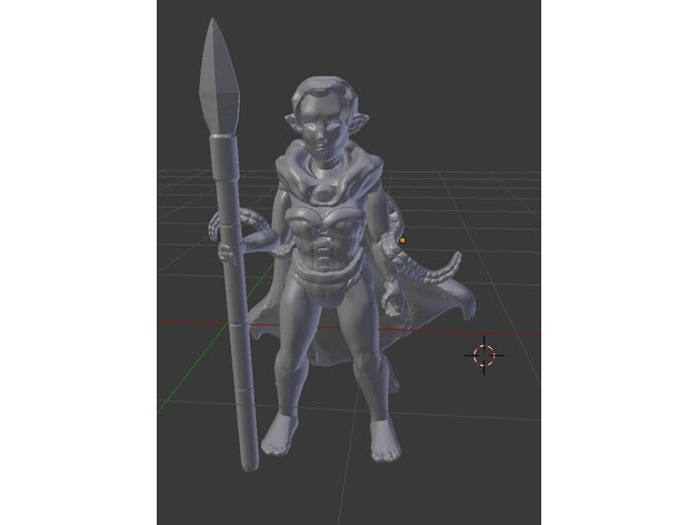 ida iv personas no molestar dnd miniatura elf mtg sculpris simic combinar 3D print model - Mito3D