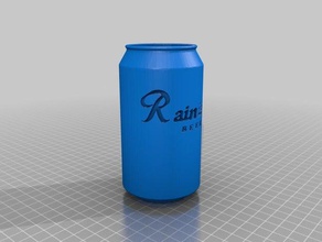 rainier beer pen holder 3d printing desk organizer 3d print model - Mito3D