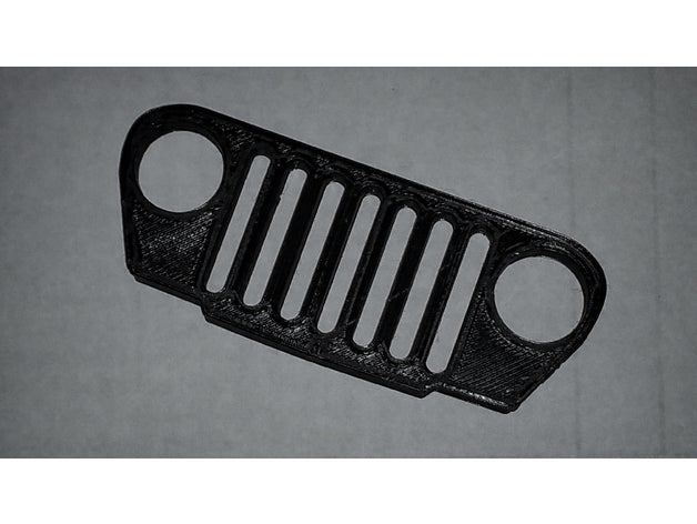 jeep tj grille other 3D print model - Mito3D