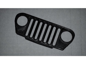 jeep tj grille other 3d print model - Mito3D