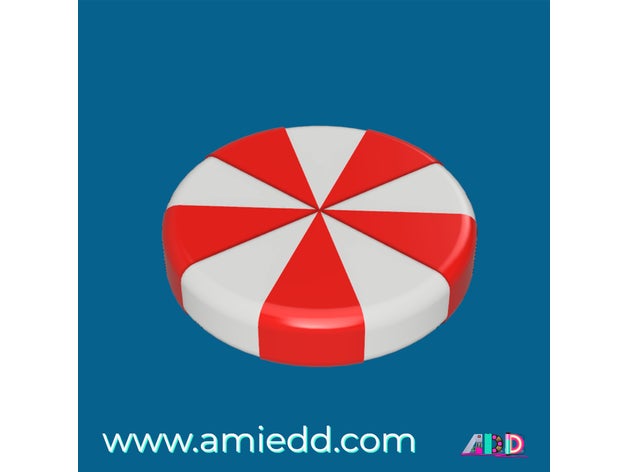 candy peppermint costume amiedd cosplay dual color extrusion mrrf2019 wreck ralph 3D print model - Mito3D
