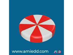 candy peppermint costume amiedd cosplay dual color extrusion mrrf2019 wreck ralph 3d print model - Mito3D