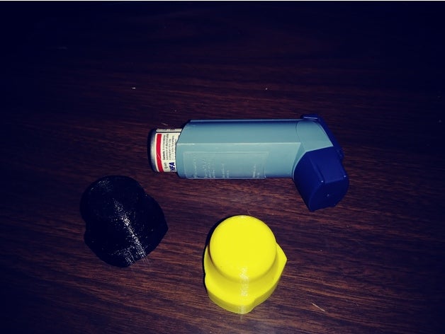 ventolin cap other asthma inhaler 3D print model - Mito3D