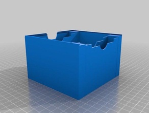 keyforge box giocattolo gioco accessori titolare della carta token di archiviazione scatola stoccaggio 3d print model - Mito3D