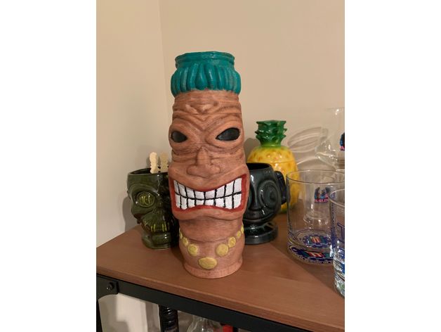 büyük tiki totem heykeller 3D print model - Mito3D